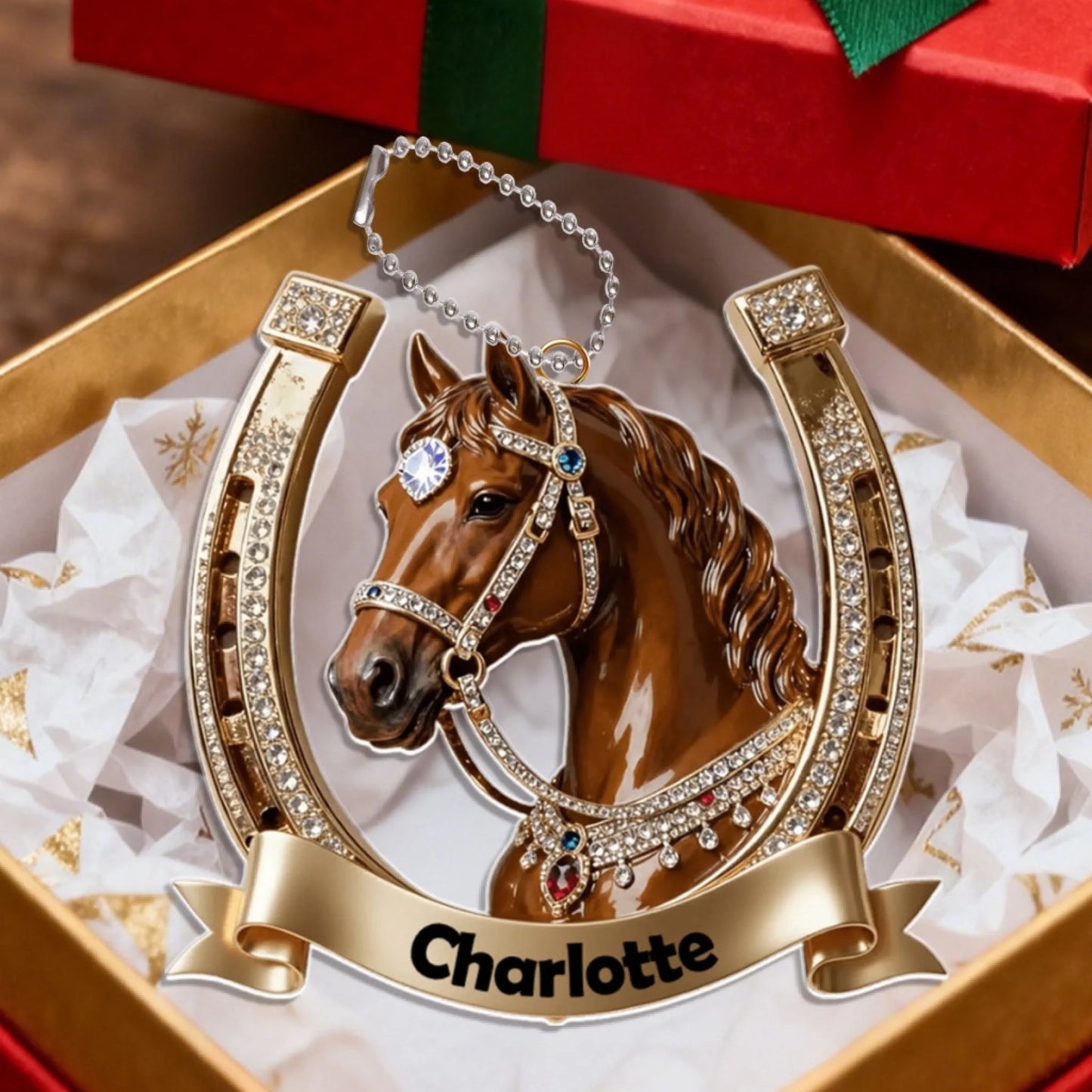 Personalized Horse Acrylic Ornament Gift For Horse