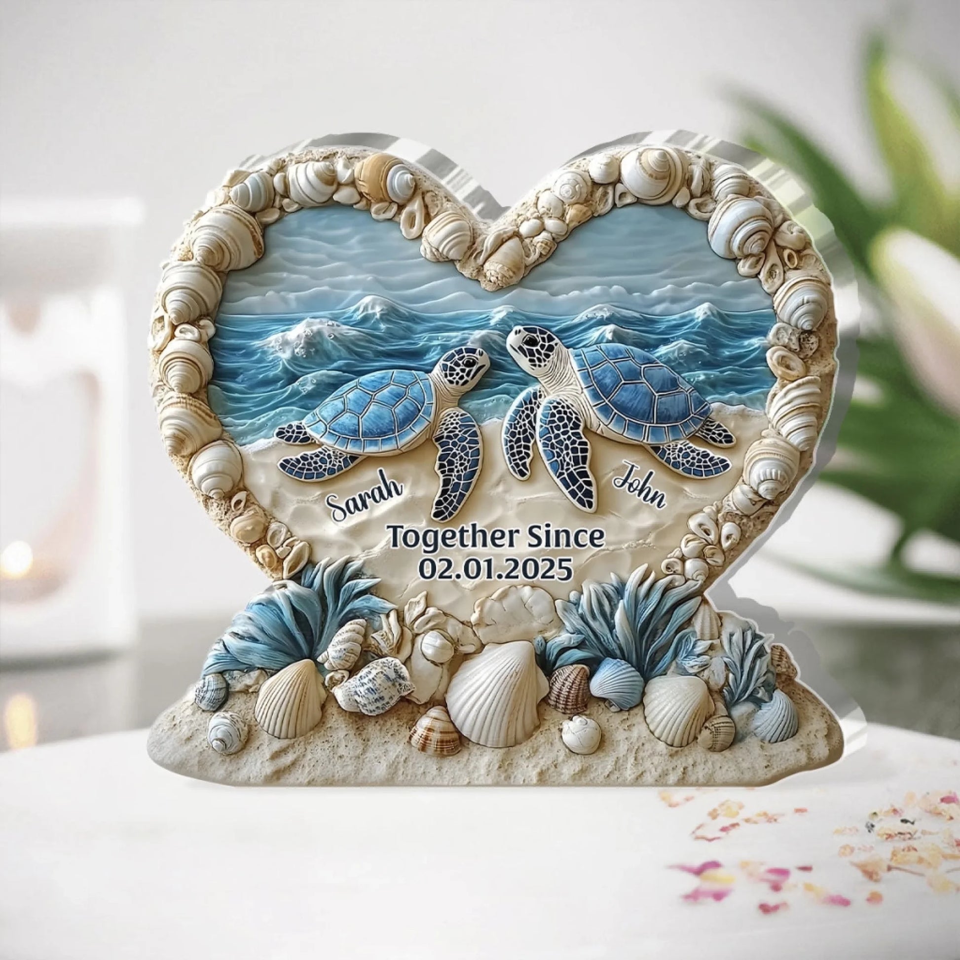 Forever By The Sea - Personalized Custom Shaped_yyt (3)