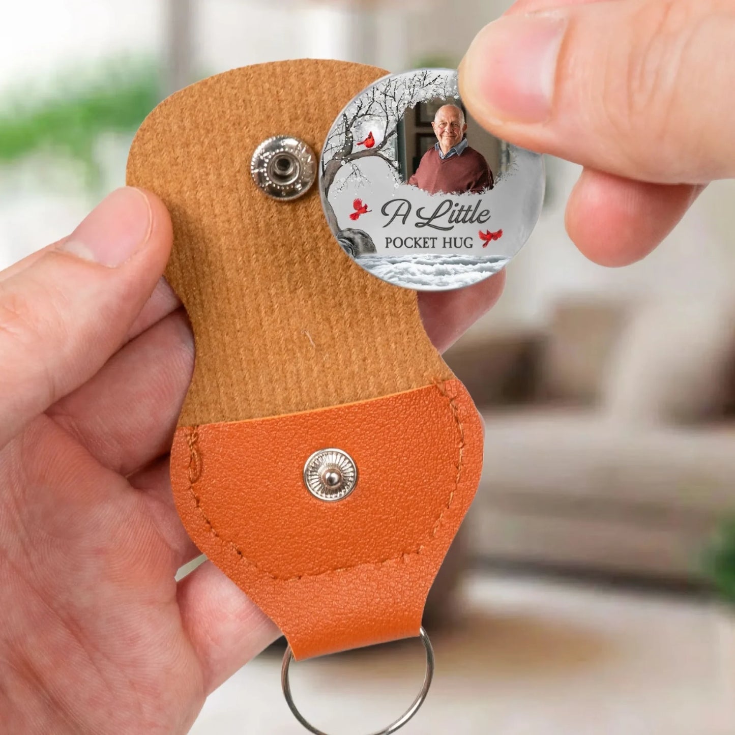 Those-We-Love-Dont-Go-Away-Memorial-Gifts-Personalized-Leather-Photo-Pocket-Hug_4
