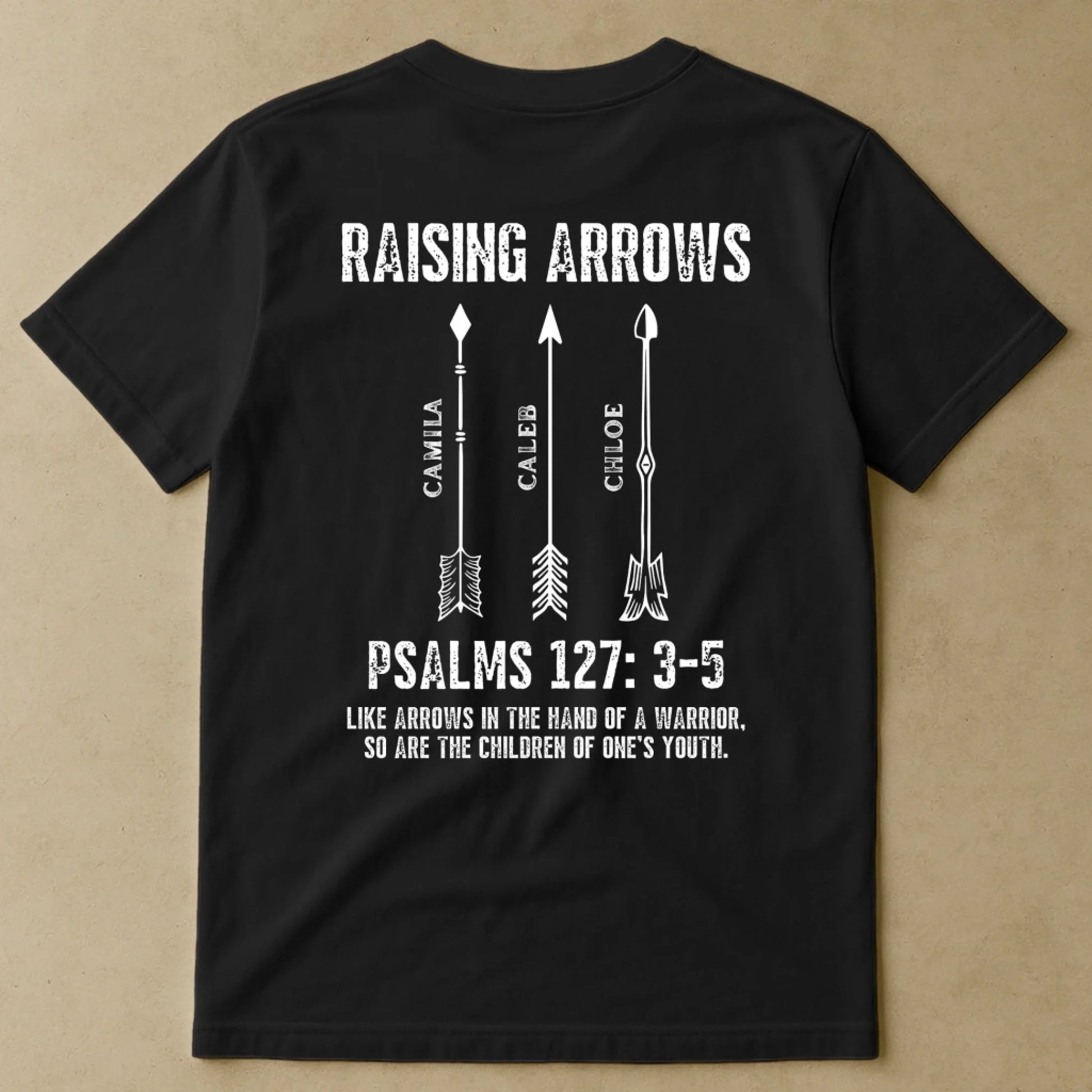 Raising_Arrows_Christian_Father_S_Day_Gift_For_Dad_Husband_With_Kids_Names_Personalized_Shirt_1
