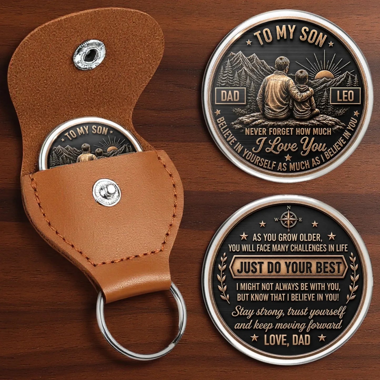 Custom Pocket Hug - Personalized Birthday Gifts For Son - You Mean The World To Me