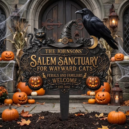Salem-Sanctuary-For-Wayward-Cats-Ferals-And-Familiars-Welcome-Personalized-Garden-Stake_2