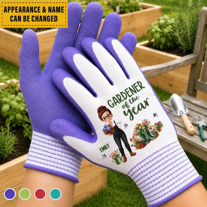 Custom Coated Grip Gardening Gloves - Personalized Birthday Garden Gifts For Gardeners - My Happy Garden Corner