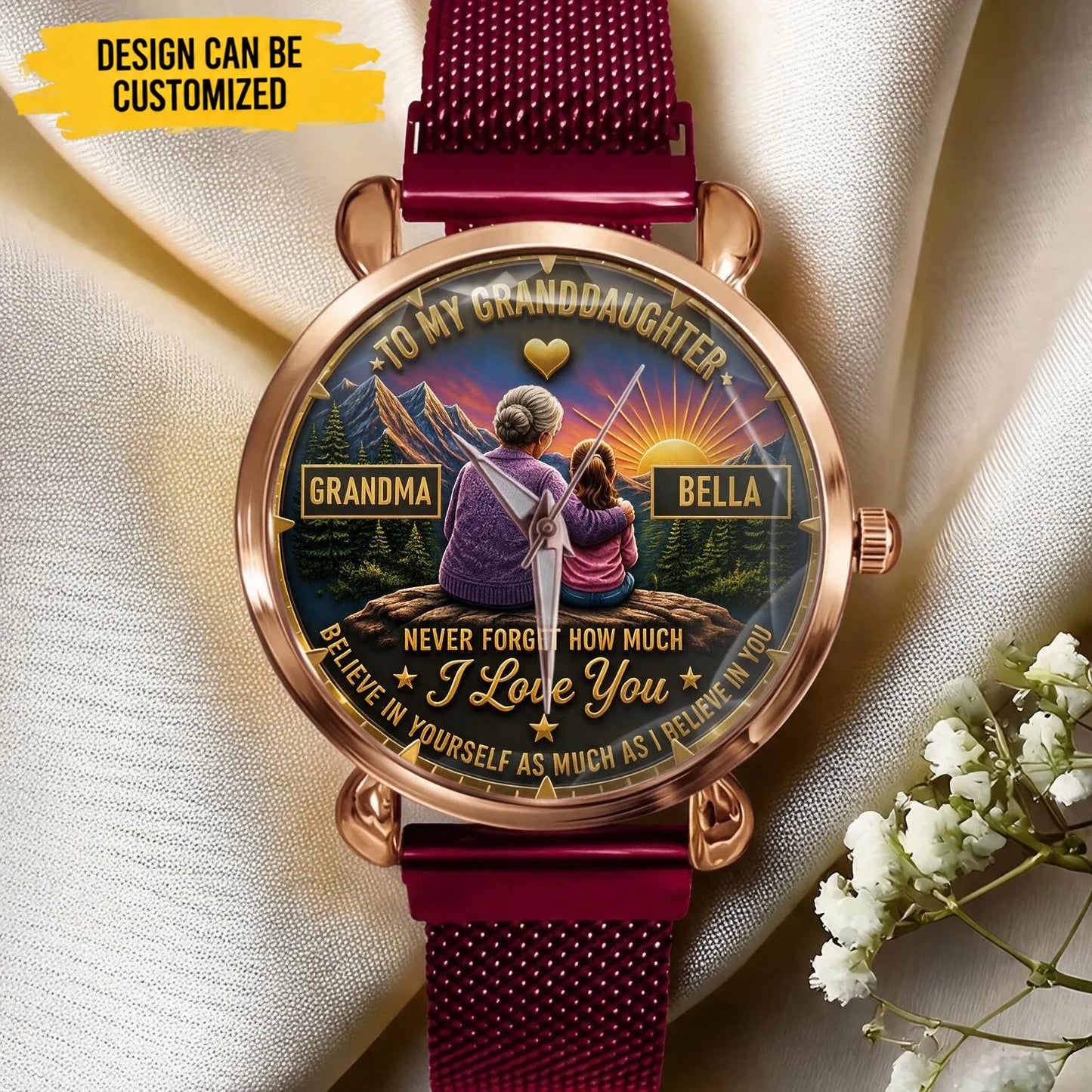 Custom Watch- Personalized Birthday Gifts For Grandkid- My Greatest Little Blessing