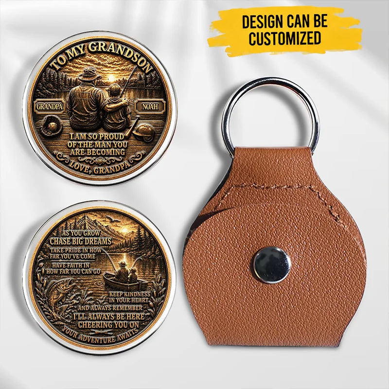 Make Grandpa Proud Always - Custom Pocket Hug