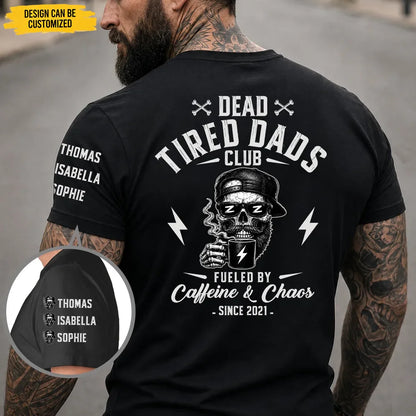 Fueled By Their Laughter - Personalized Shirt With Design On Sleeve