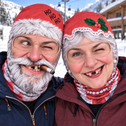 Custom Funny Ski Mask - Personalized Christmas Birthday Gifts For Ski Lovers - Cold Snow Warm Happy Hearts