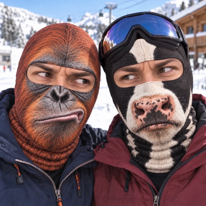 Custom Funny Ski Mask - Personalized Birthday Gifts For Ski Lovers - Ready For Snow Day Fun