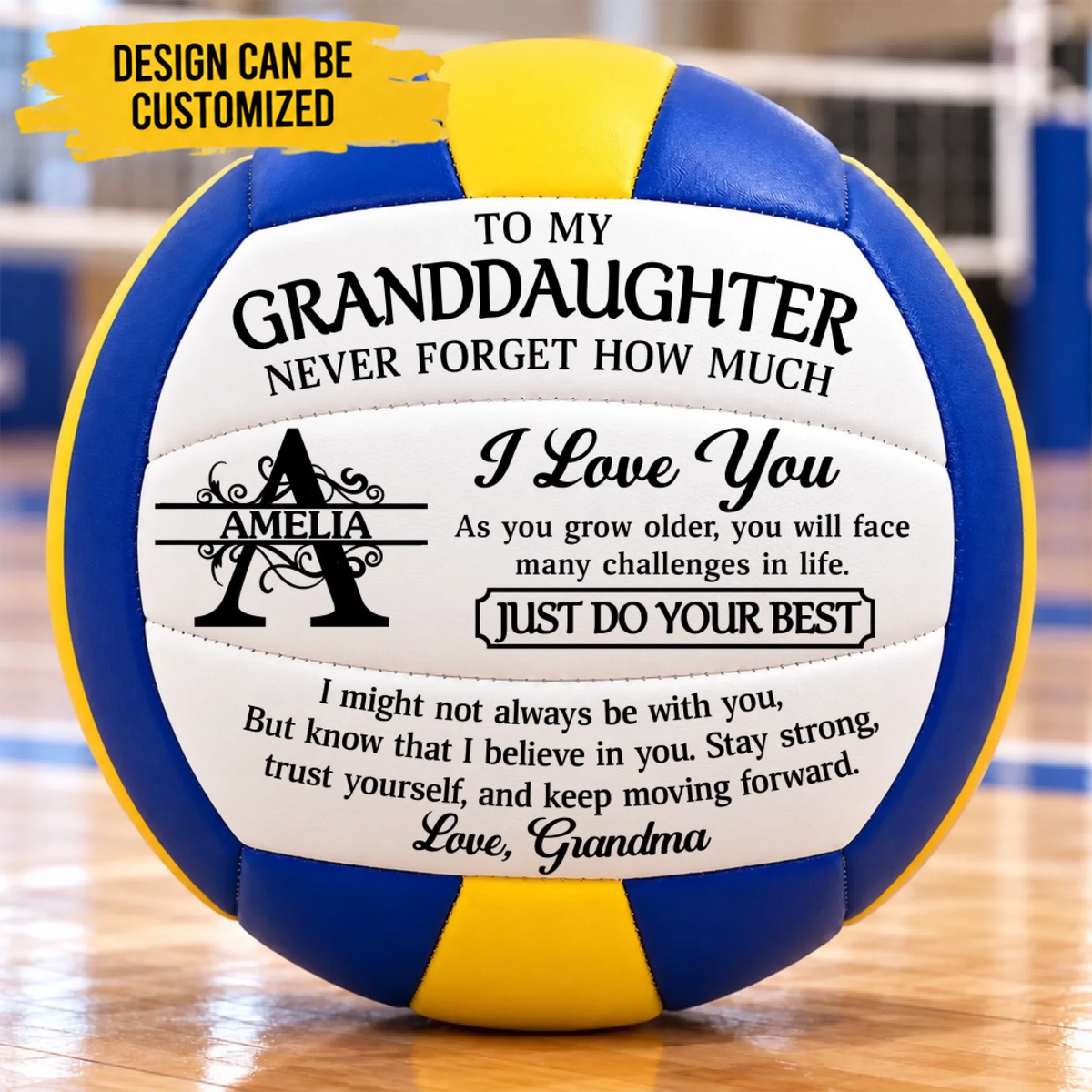 Custom Name Volleyball Gifts For Daughter, Granddaughter, Son, Grandson - Personalized Volleyball