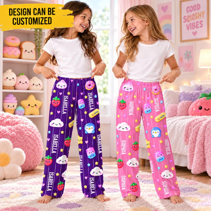 Custom Name Squishy Gifts for Kids - Personalized Pajama Pants