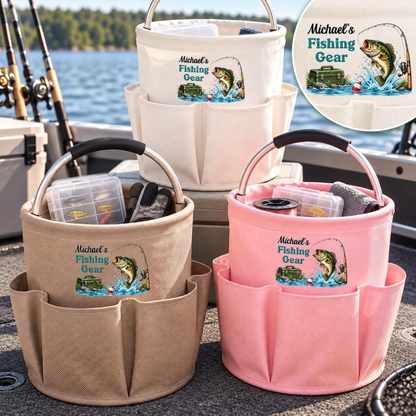 Custom Name Gardening Tool Bag - Personalized  Fishing Gear Gifts for Anglers